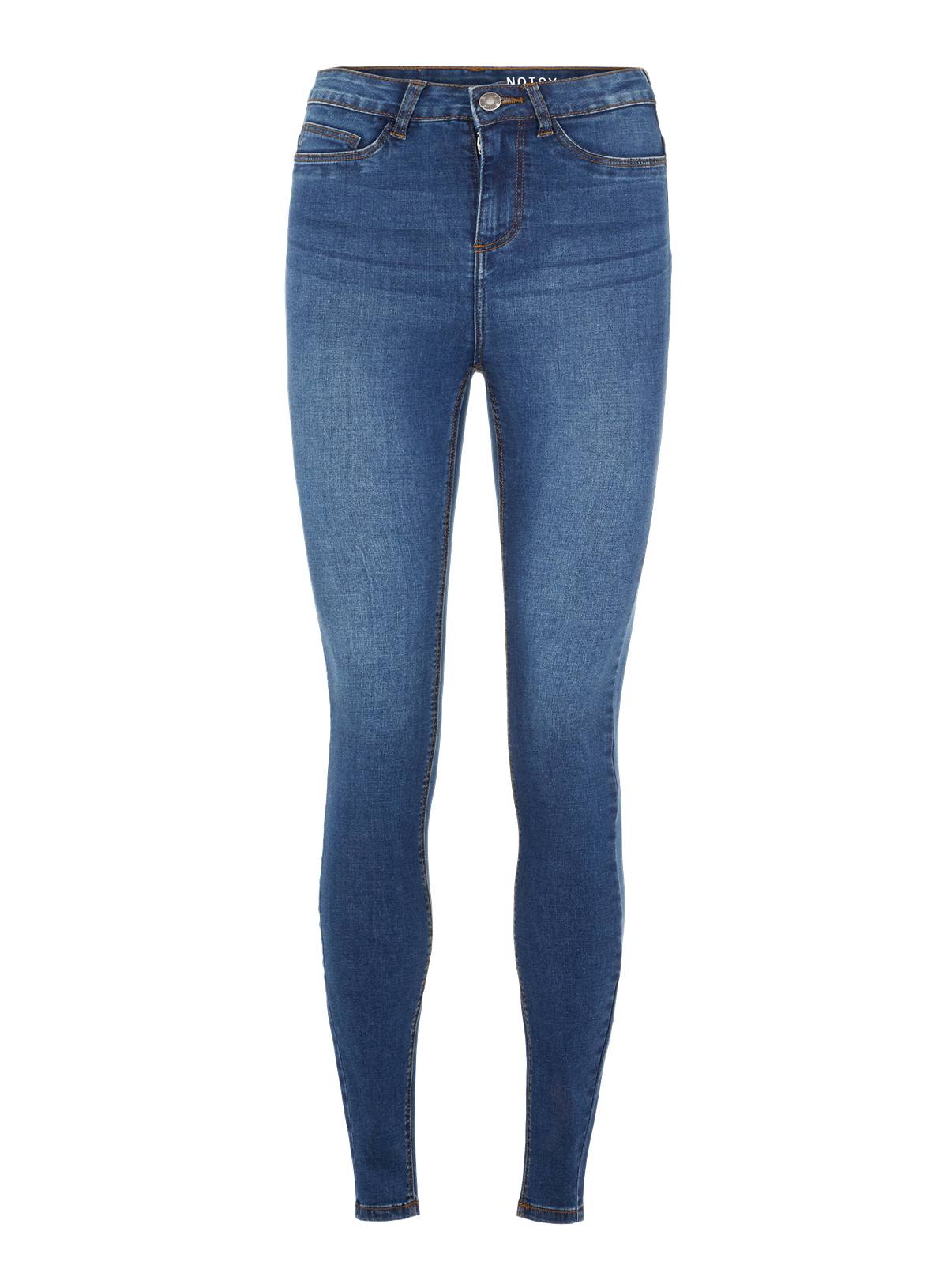 NOISY MAY High Waisted Skinny Jeans Blue 26S - Image 6